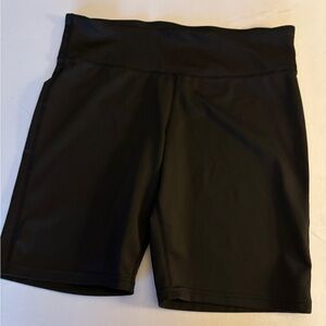 Sleek Black Women's Athletic Shorts